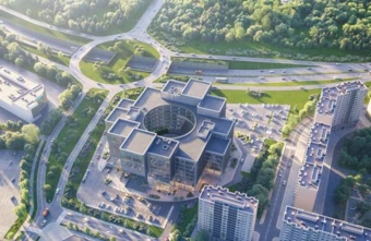 Деловой центр в форме куба начали строить в районе Внуково